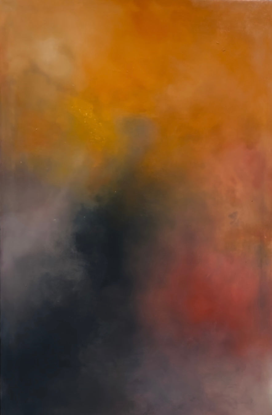 Burnt orange sky limited edition print Laura Kedzlie Art