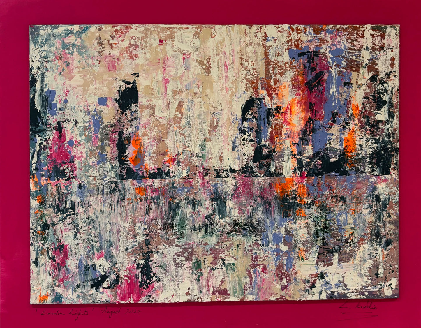 London ligts abstract painting