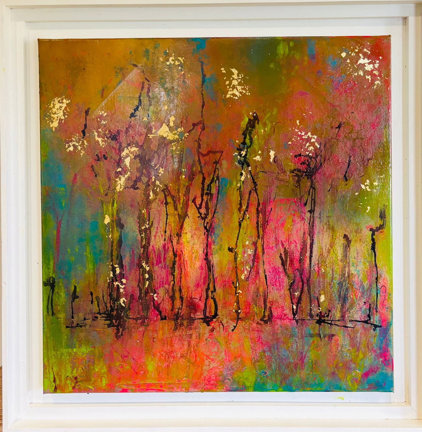 Majorca 2025 abstract landcape sunset painting laura kedzlie art