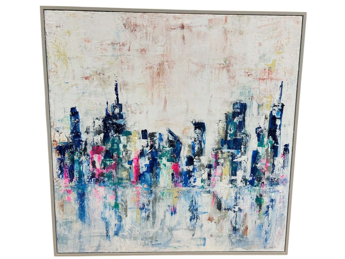 New York abstract cityscape Laura Kedzlie art