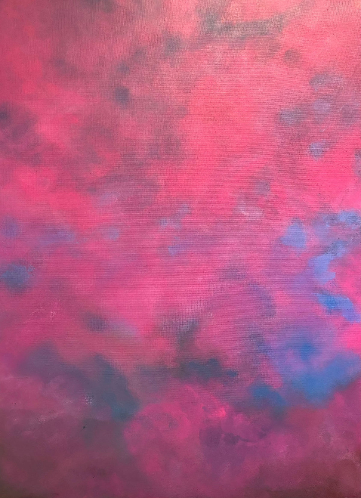 Sunset Sky contemporary cloud painting buckinghamshire laura kedzlie art