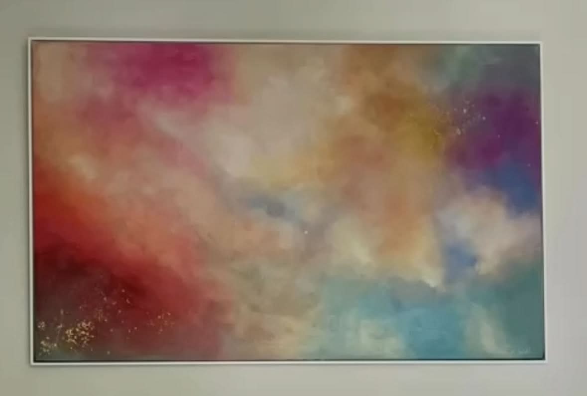 Laura Kedzlie Art wake up in the sky commission