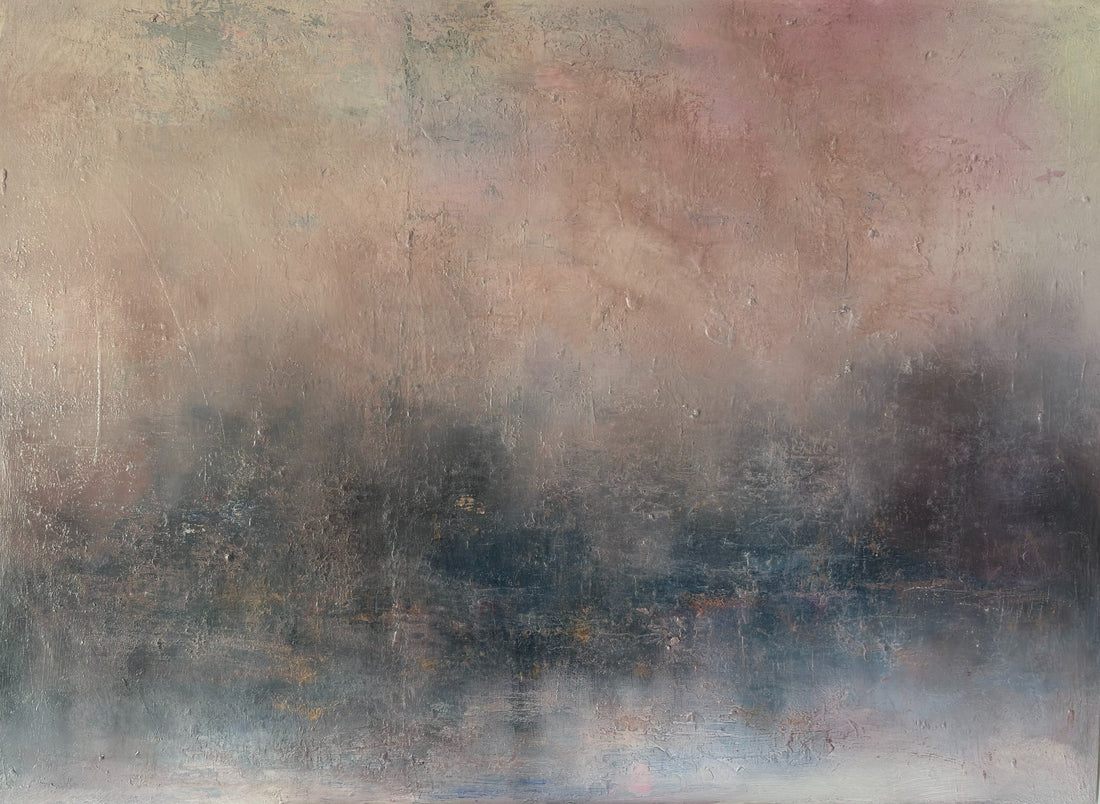 Contemporary abstract landscape laura kedzlie art