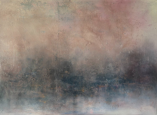 Contemporary abstract landscape laura kedzlie art