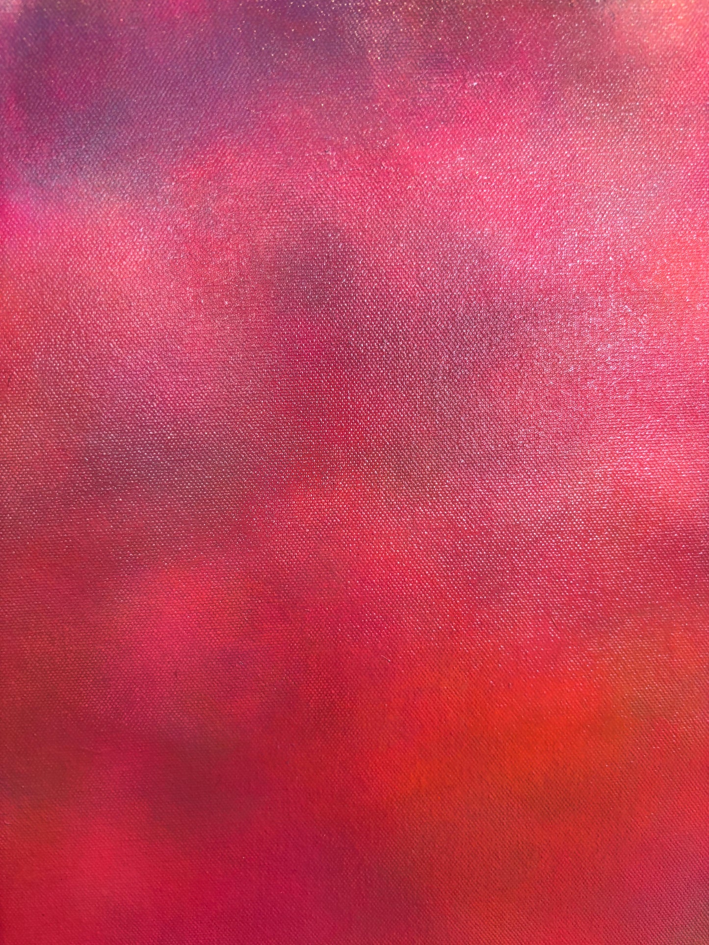 Pink cloud abstract painting 