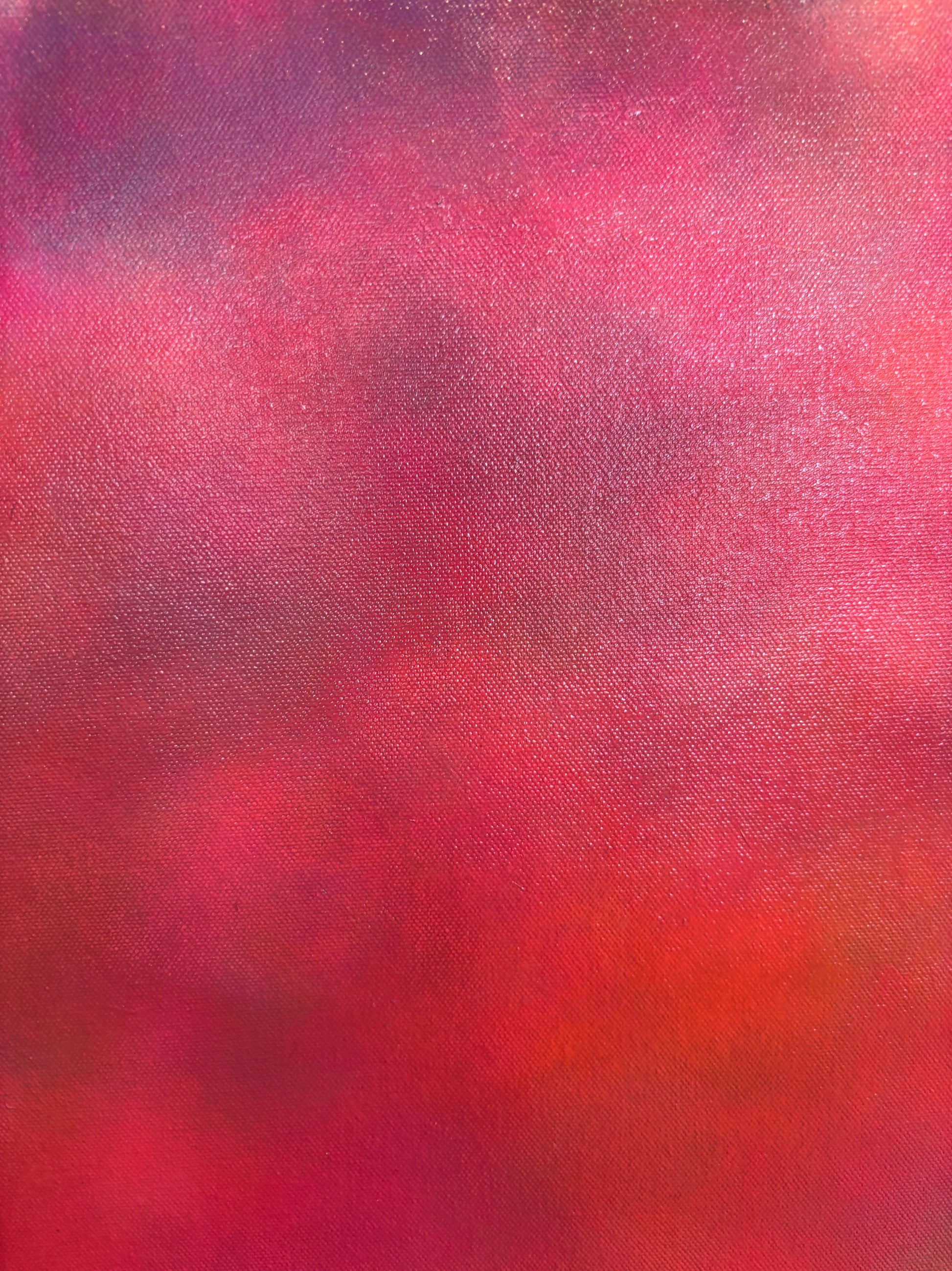 Pink cloud abstract painting 