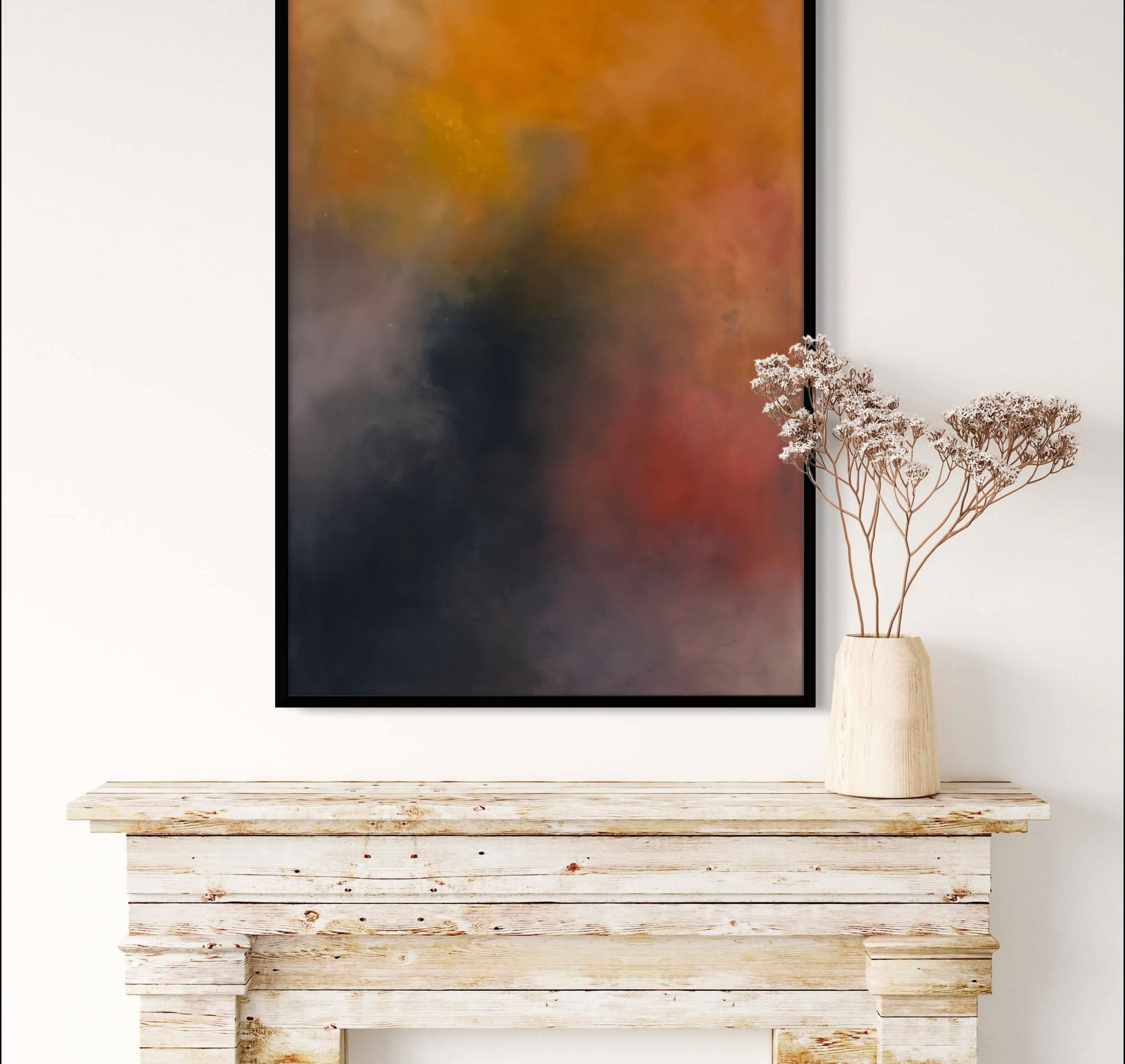 orange sky Laura Kedzlie Art