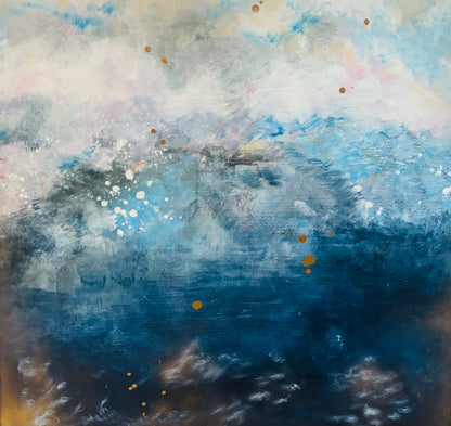 Ethereal sky cloud sky painting laura kedzlie