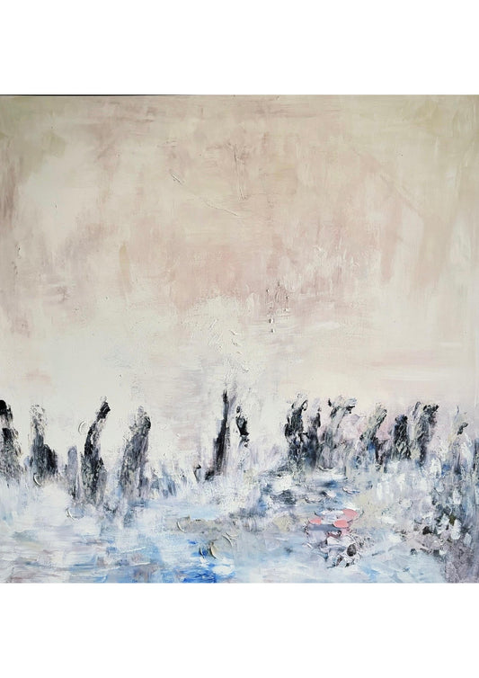 Forest print II Laura kedzlie abstract contemporary art