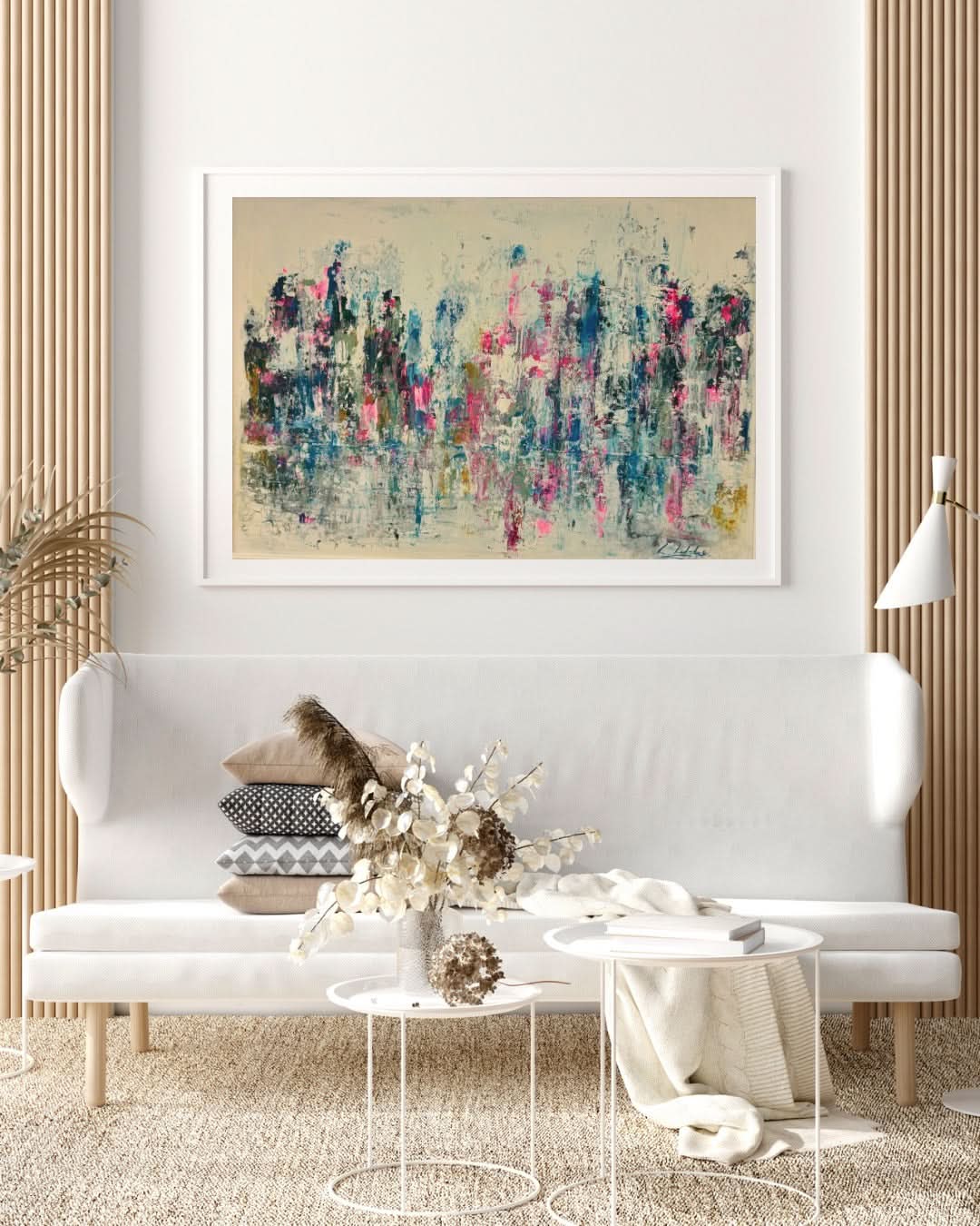 Limitless City II abstract contemporary cityscape limited edition print