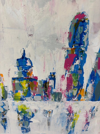 London Life abstract cityscape the shard