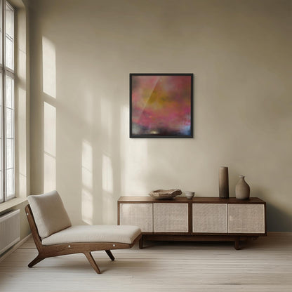 Skies on fire laura kedzlie art  acrylic painting