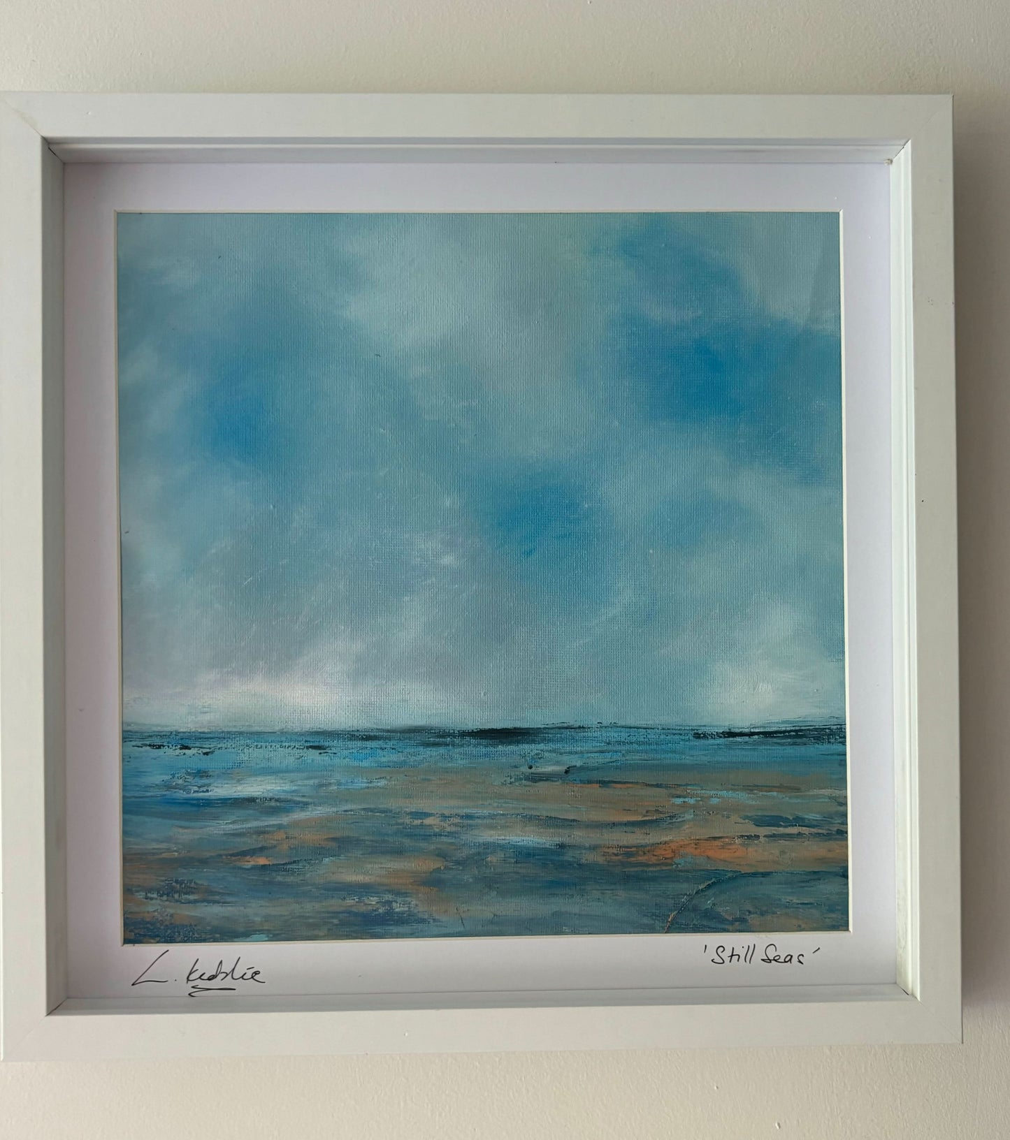 Seascape art laura kedzlie still seas