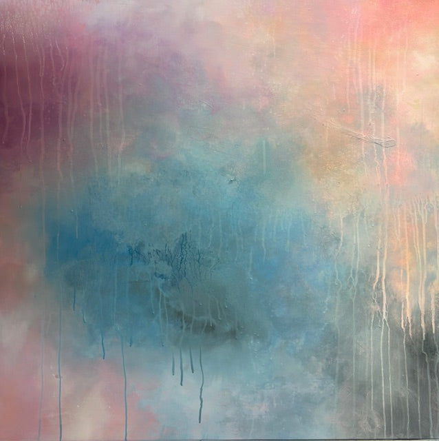 laura kedzlie sky cloud art painting