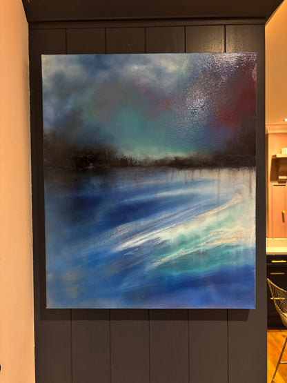 The rivers edge laura Kedzlie art painting 