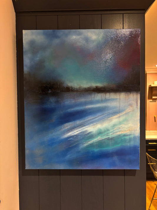The rivers edge laura Kedzlie art painting 